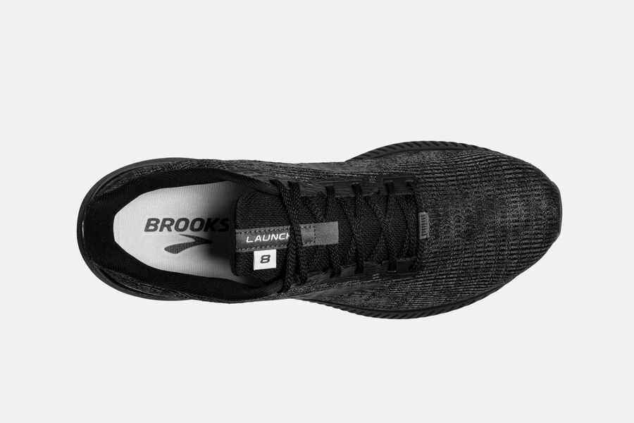 Brooks Launch 8 Road Running Shoes Mens Black 286049-LJC